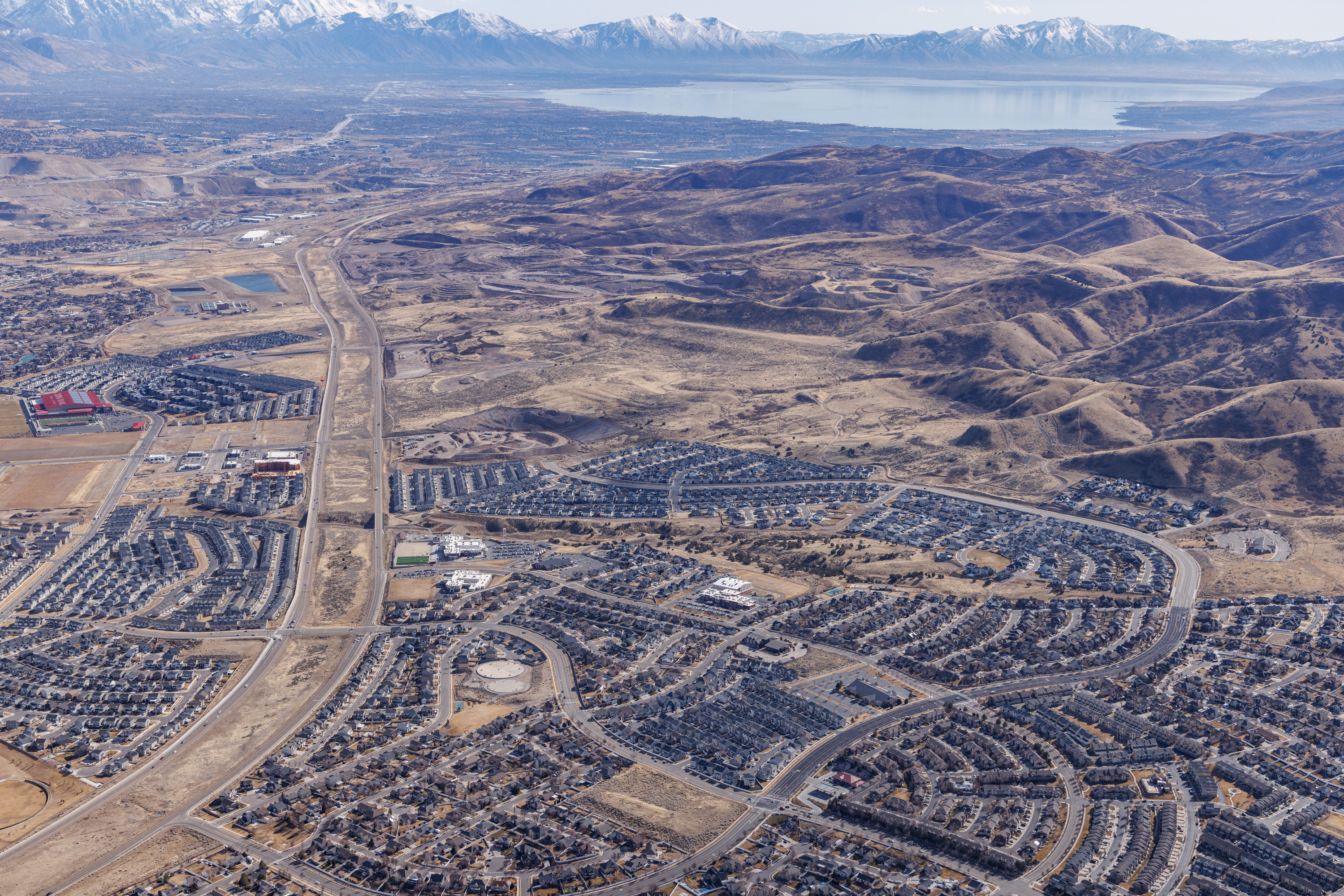 Panorama aerial view